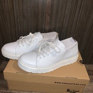White Dr. Marten Dante White Shoes
